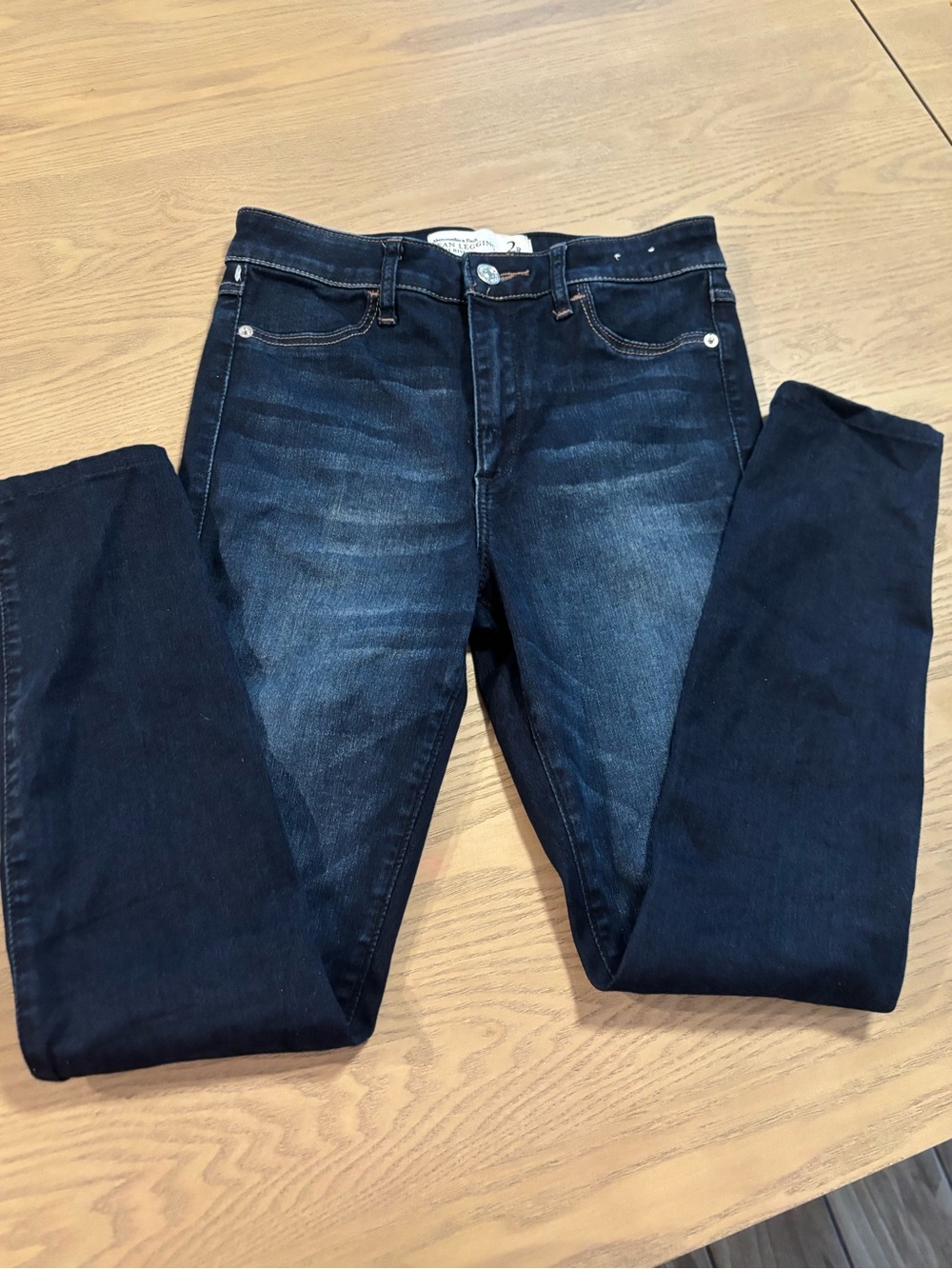 Abercrombie & Fitch Navy Slim Stretch Jeans